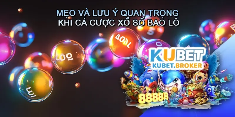 Mẹo và lưu ý quan trọng khi cá cược Xổ số Bao lô